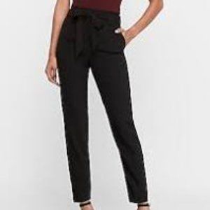 NWT High Waisted Paper Bag Ankle Pant